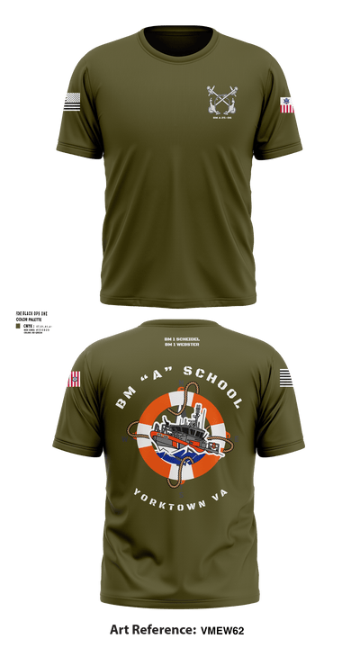 BM “A” 25-06 10728160 Short Sleeve Performance Shirt - 106