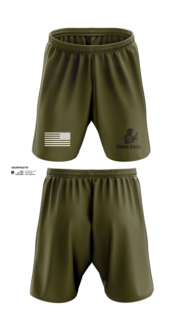 Athletic Shorts With Pockets, Modern Sword, , Teamtime, Team time, sublimation, custom sports apparel, team uniforms, spirit wear, spiritwear, sports uniforms, custom shirts, team store, custom team store, fundraiser sports, apparel fundraiser