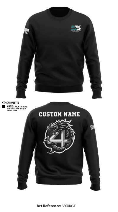 55th COMCAM 4th PLT 68871269 Crew Neck Sweatshirt - 4