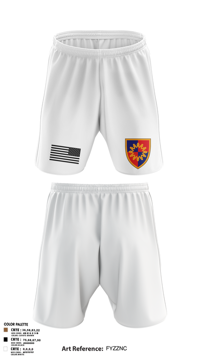 617th MP DET 12589196 Athletic Shorts With Pockets - 5