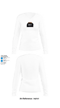 Covenant Christian High School Tennis 45149175 Women's Long Sleeve V-neck Shirt - 15