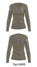 1st Battalion, 16th Infantry Regiment 49453656 Women's Long Sleeve V-neck Shirt - 77