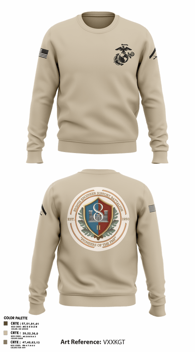 8th ESB Charlie Co. 31724499 Crew Neck Sweatshirt - 2