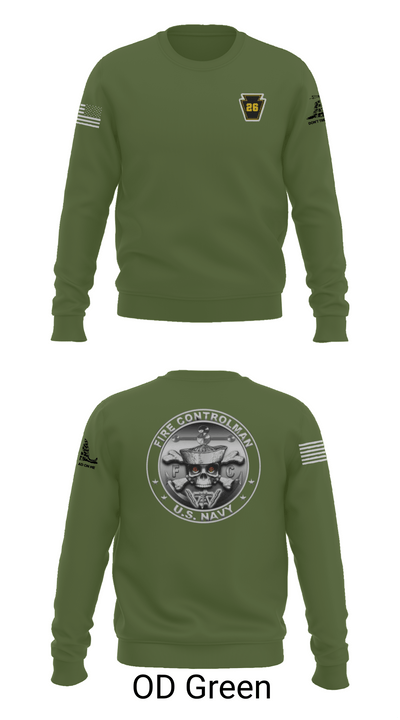 Fire Controlman 9511626 Crew Neck Sweatshirt - 43
