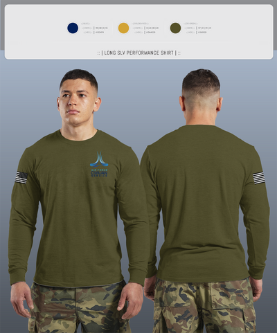 9th Civil Engineer Squadron 89211458 Long Sleeve Performance Shirt 6