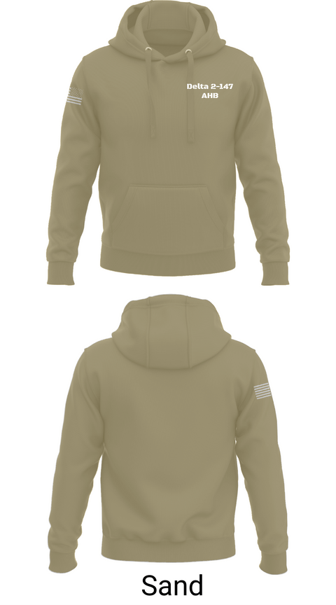 Hoodie, Delta 2-147 AHB, Army, Teamtime, Team time, sublimation, custom sports apparel, team uniforms, spirit wear, spiritwear, sports uniforms, custom shirts, team store, custom team store, fundraiser sports, apparel fundraiser