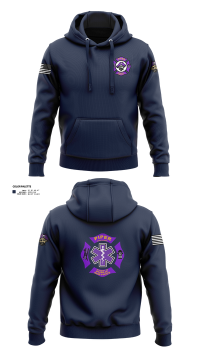 Piper High School Public Services Academy 74445509 Hoodie - 1