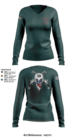 Womens Long Sleeve Vneck Shirt, Special Boat Team 22, , Teamtime, Team time, sublimation, custom sports apparel, team uniforms, spirit wear, spiritwear, sports uniforms, custom shirts, team store, custom team store, fundraiser sports, apparel fundraiser