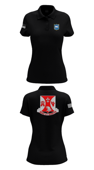 Womens Short Sleeve Performance Polo, 2/196th RTI, , Teamtime, Team time, sublimation, custom sports apparel, team uniforms, spirit wear, spiritwear, sports uniforms, custom shirts, team store, custom team store, fundraiser sports, apparel fundraiser