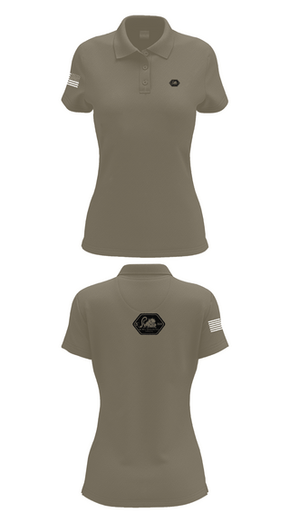 Womens Short Sleeve Performance Polo, TCU Ranger Challenge, , Teamtime, Team time, sublimation, custom sports apparel, team uniforms, spirit wear, spiritwear, sports uniforms, custom shirts, team store, custom team store, fundraiser sports, apparel fundraiser