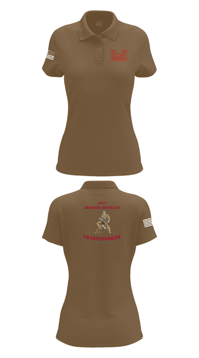 206th EN BN 40191270 Women's Short Sleeve Performance Polo  - 15