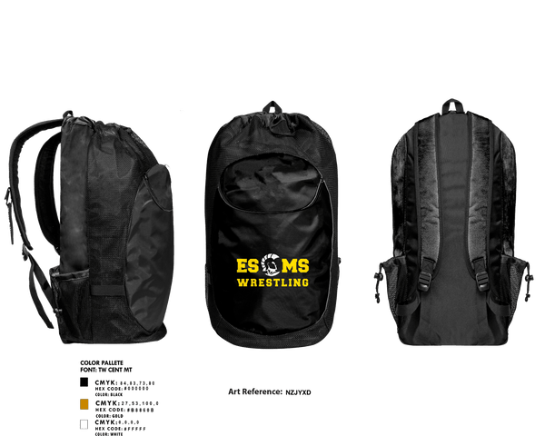 Gear Bag, El Sausal Middle School, Spirit Store, Teamtime, Team time, sublimation, custom sports apparel, team uniforms, spirit wear, spiritwear, sports uniforms, custom shirts, team store, custom team store, fundraiser sports, apparel fundraiser
