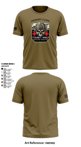 Short Sleeve Performance Shirt, 7248th MSU, , Teamtime, Team time, sublimation, custom sports apparel, team uniforms, spirit wear, spiritwear, sports uniforms, custom shirts, team store, custom team store, fundraiser sports, apparel fundraiser