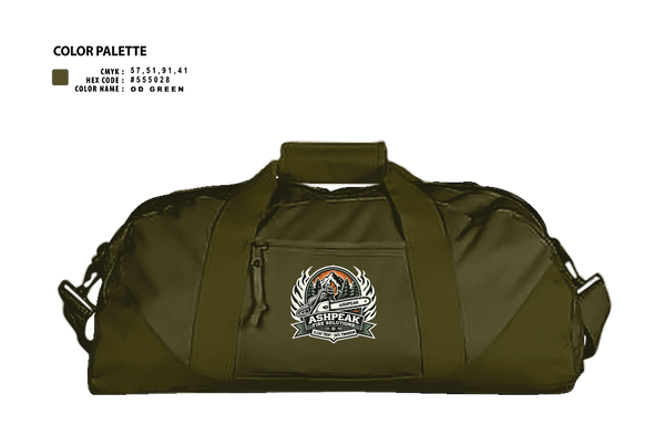 Duffle Bag, AshPeak Fire Solutions, , Teamtime, Team time, sublimation, custom sports apparel, team uniforms, spirit wear, spiritwear, sports uniforms, custom shirts, team store, custom team store, fundraiser sports, apparel fundraiser