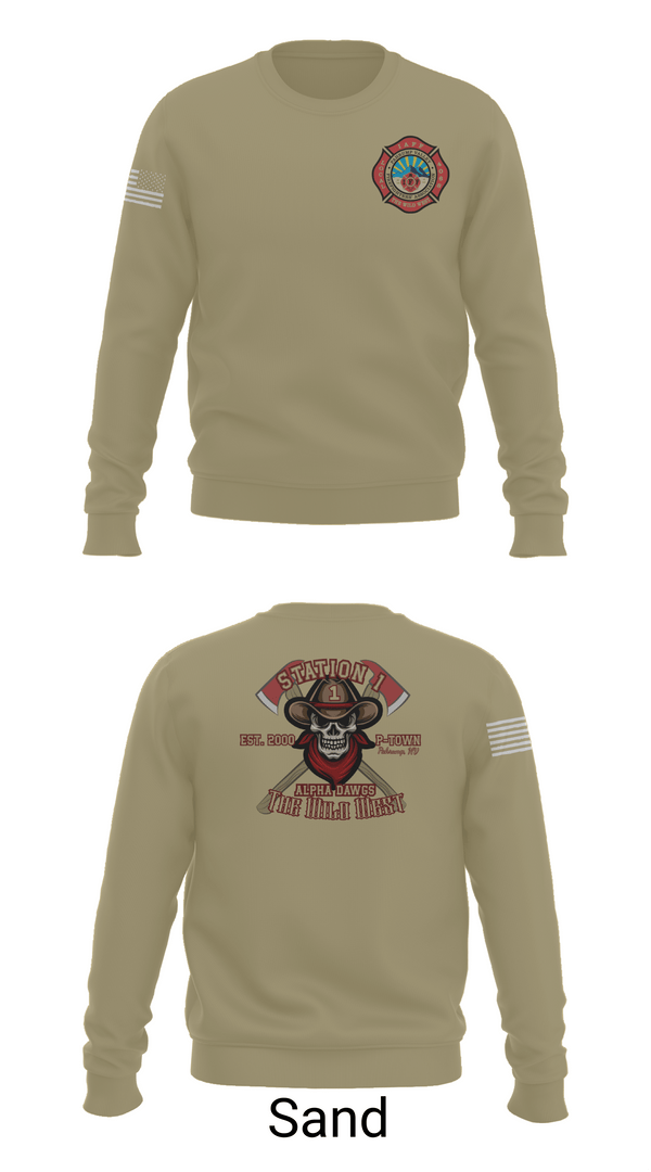 Crew Neck Sweatshirt, PVFR, , Teamtime, Team time, sublimation, custom sports apparel, team uniforms, spirit wear, spiritwear, sports uniforms, custom shirts, team store, custom team store, fundraiser sports, apparel fundraiser