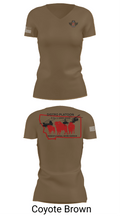 E co. 1-189th 4920111 Women's Short Sleeve V-neck Shirt - 8