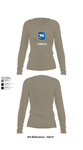 2/196th RTI 78936659 Women's Long Sleeve V-neck Shirt - 59