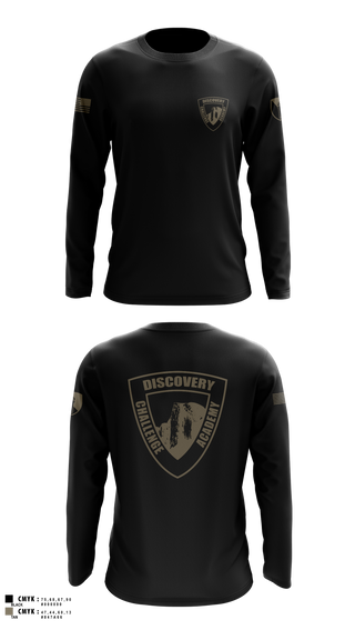 Long Sleeve Performance Shirt, Discovery ChalleNGe Academy, , Teamtime, Team time, sublimation, custom sports apparel, team uniforms, spirit wear, spiritwear, sports uniforms, custom shirts, team store, custom team store, fundraiser sports, apparel fundraiser