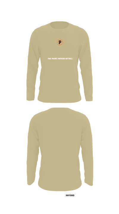 Pine Prairie Panthers Softball 4655402 Long Sleeve Performance Shirt 37