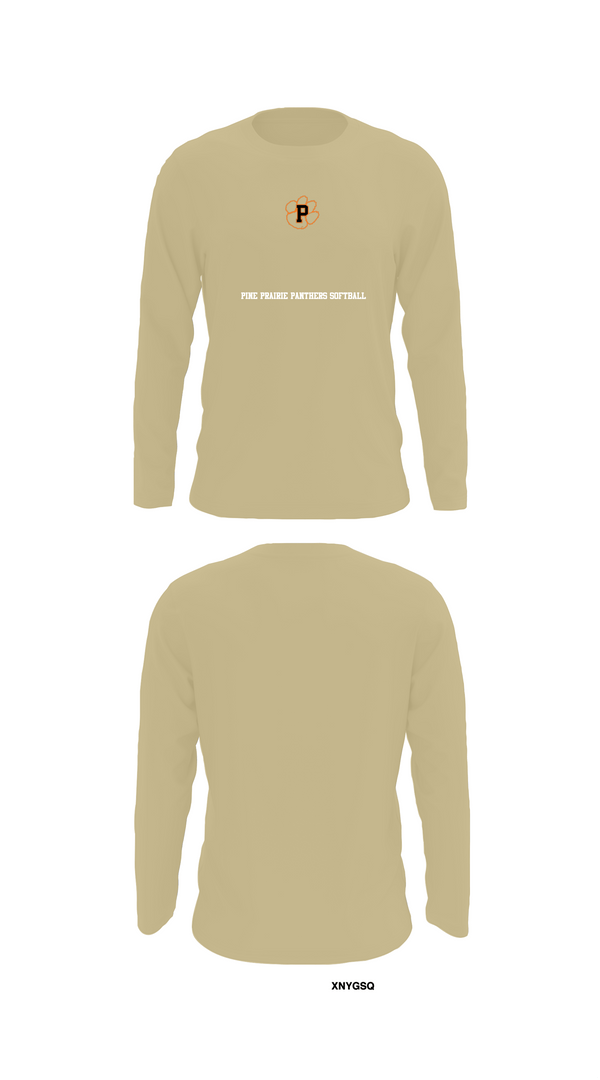 Long Sleeve Performance Shirt, Pine Prairie Panthers Softball, Softball, Teamtime, Team time, sublimation, custom sports apparel, team uniforms, spirit wear, spiritwear, sports uniforms, custom shirts, team store, custom team store, fundraiser sports, apparel fundraiser