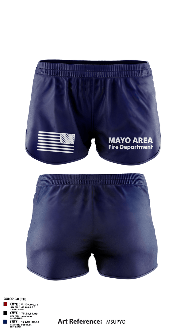 Ranger Panties, Mayo Area Fire Department, , Teamtime, Team time, sublimation, custom sports apparel, team uniforms, spirit wear, spiritwear, sports uniforms, custom shirts, team store, custom team store, fundraiser sports, apparel fundraiser