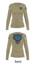 Blue Panthers 97909853 Women's Long Sleeve V-neck Shirt - 97