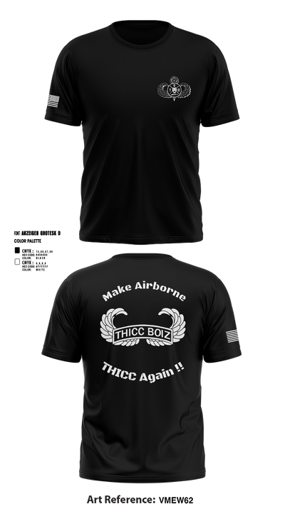 THICC BOIZ 20843626 Short Sleeve Performance Shirt - 1