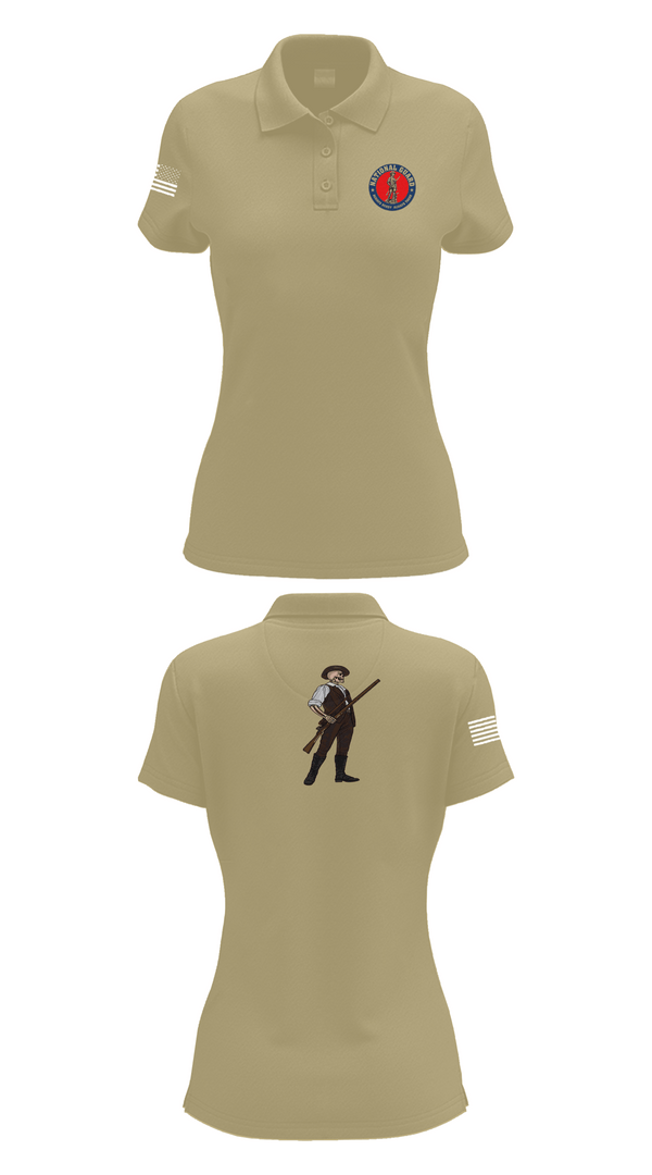 Womens Short Sleeve Performance Polo, , National Guard, Teamtime, Team time, sublimation, custom sports apparel, team uniforms, spirit wear, spiritwear, sports uniforms, custom shirts, team store, custom team store, fundraiser sports, apparel fundraiser