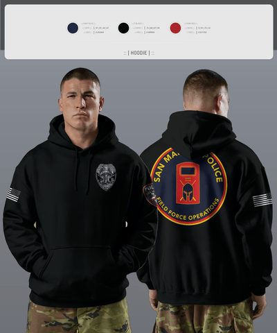 San marcos police - field force 1789471 Hoodie - 2