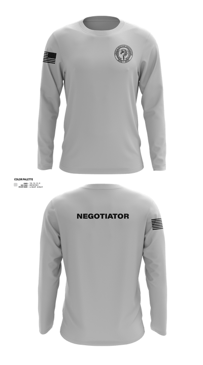 Montgomery County Police CNT 46228172 Long Sleeve Performance Shirt 3