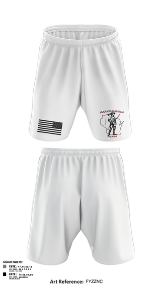 Athletic Shorts With Pockets, WIARNG Marksmanship, , Teamtime, Team time, sublimation, custom sports apparel, team uniforms, spirit wear, spiritwear, sports uniforms, custom shirts, team store, custom team store, fundraiser sports, apparel fundraiser