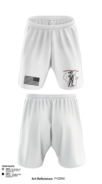 WIARNG Marksmanship 12854544 Athletic Shorts With Pockets - 106