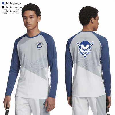 Castlewood Blue Devils 24423856 Long Sleeve Performance Shirt 4
