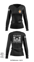 3 EN BN 81320944 Women's Long Sleeve V-neck Shirt - 102