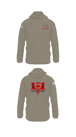 Windbreaker, CESD Bravo 35th Engineer Battalion, , Teamtime, Team time, sublimation, custom sports apparel, team uniforms, spirit wear, spiritwear, sports uniforms, custom shirts, team store, custom team store, fundraiser sports, apparel fundraiser