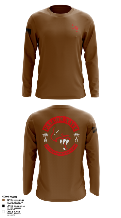 Falcon Navy 41884136 Long Sleeve Performance Shirt 1