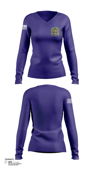 Womens Long Sleeve Vneck Shirt, Clifton FMBA 21, , Teamtime, Team time, sublimation, custom sports apparel, team uniforms, spirit wear, spiritwear, sports uniforms, custom shirts, team store, custom team store, fundraiser sports, apparel fundraiser