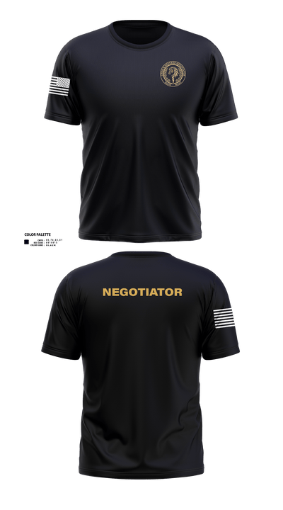 Montgomery County Police CNT 46228172 Short Sleeve Performance Shirt - 1