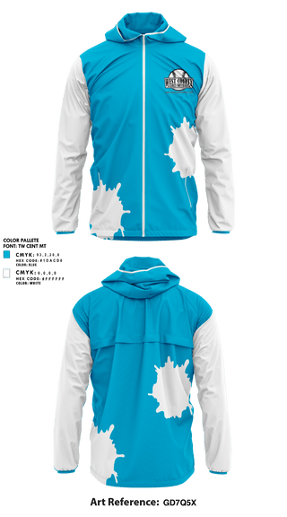Windbreaker, WCSA, Softball, Teamtime, Team time, sublimation, custom sports apparel, team uniforms, spirit wear, spiritwear, sports uniforms, custom shirts, team store, custom team store, fundraiser sports, apparel fundraiser