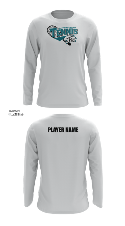 Bonney Lake Panthers Tennis 67829590 Long Sleeve Performance Shirt 2