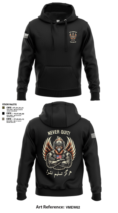 F CO, 229th MI BN Hoodie - 3