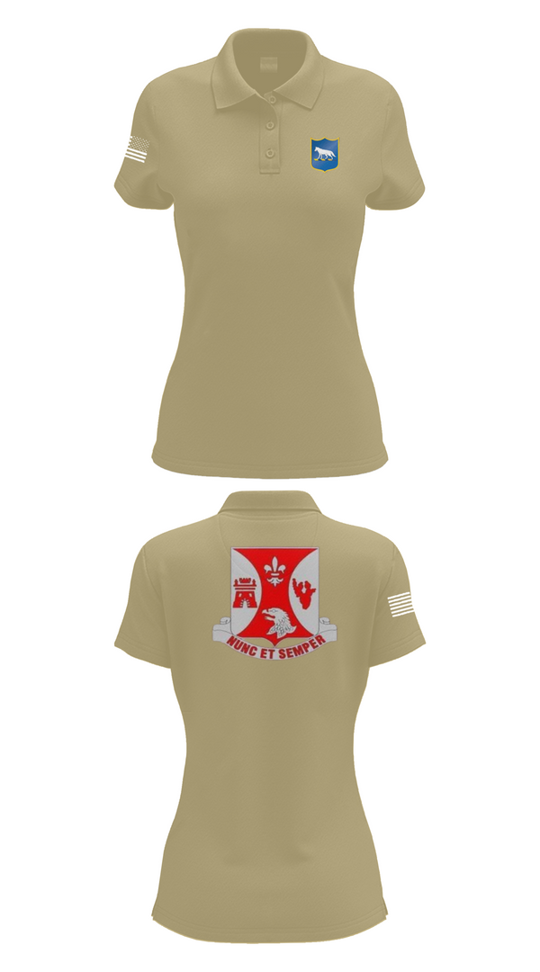 Womens Short Sleeve Performance Polo, 2/196th RTI, , Teamtime, Team time, sublimation, custom sports apparel, team uniforms, spirit wear, spiritwear, sports uniforms, custom shirts, team store, custom team store, fundraiser sports, apparel fundraiser