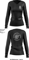Scuba Ship 1492 63860493 Women's Long Sleeve V-neck Shirt - 50