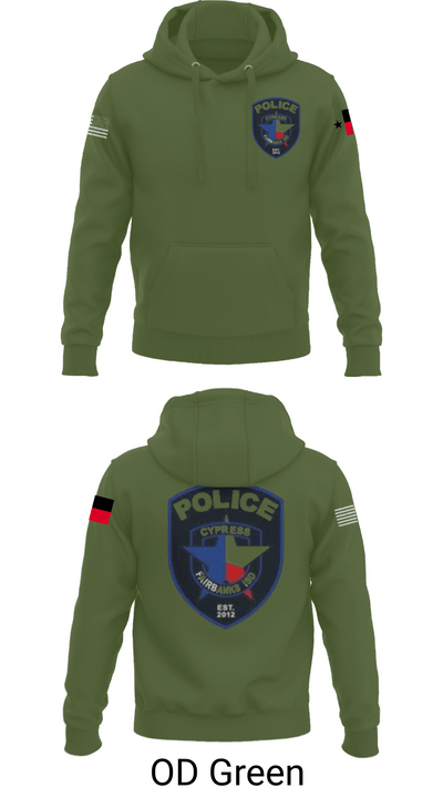 Cypress- Fairbanks ISD Police Department 56419862 Hoodie - 55
