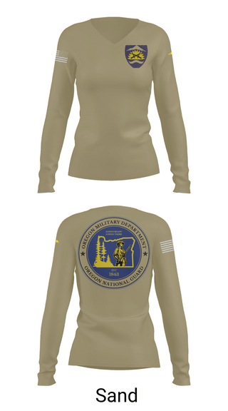 Womens Long Sleeve Vneck Shirt, JFHQ, Army, Teamtime, Team time, sublimation, custom sports apparel, team uniforms, spirit wear, spiritwear, sports uniforms, custom shirts, team store, custom team store, fundraiser sports, apparel fundraiser