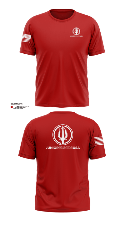Junior Guards USA 66841563 Short Sleeve Performance Shirt - 605
