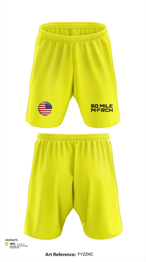 Athletic Shorts With Pockets, 50 Mile March, , Teamtime, Team time, sublimation, custom sports apparel, team uniforms, spirit wear, spiritwear, sports uniforms, custom shirts, team store, custom team store, fundraiser sports, apparel fundraiser