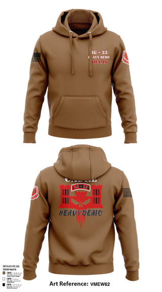 Hoodie, CESD Bravo 35th Engineer Battalion, , Teamtime, Team time, sublimation, custom sports apparel, team uniforms, spirit wear, spiritwear, sports uniforms, custom shirts, team store, custom team store, fundraiser sports, apparel fundraiser