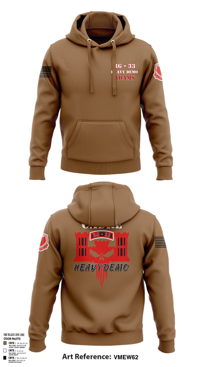 CESD Bravo 35th Engineer Battalion 45351759 Hoodie - 102