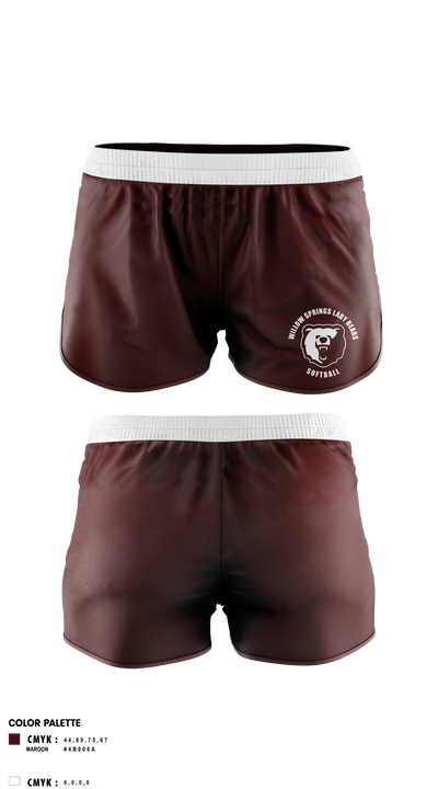 Willow Springs Bears Softball 59647744 Women's Shorts - 2